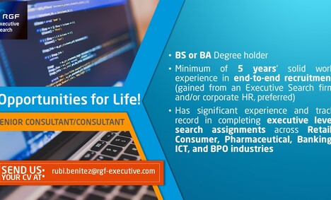 RGF - Senior Consultant and Consultant